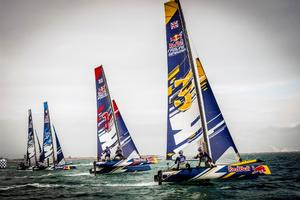 16 teams competed in Portland Harbour - 2015 Red Bull Foiling Generation photo copyright Olaf Pignataro / Red Bull Content Pool taken at  and featuring the  class
