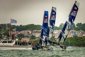 Competition is fierce - 2015 Red Bull Foiling Generation photo copyright Olaf Pignataro / Red Bull Content Pool taken at  and featuring the  class