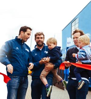 2014 - Andrew Simpson Sailing Centre opened by WPNSA Director Sir Ben Ainslie, Iain Percy OBE and Paul Goodison photo copyright ASSF taken at  and featuring the  class