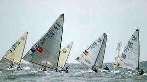 First day of racing in Weymouth - 2015 ISAF Sailing World Cup Weymouth photo copyright  Robert Deaves taken at  and featuring the  class