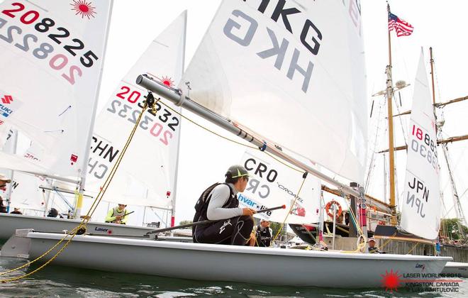 Light and shifty winds prevented any racing being completed on Day 3 of the 2015 Laser Worlds in Kingston, Canada © Laser Worlds http://www.laserworldchampionship.com/