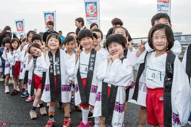 Local school children at Opening Ceremony - 2015 420 World Championships © Juw Hirai / BULKHEAD Magazine
