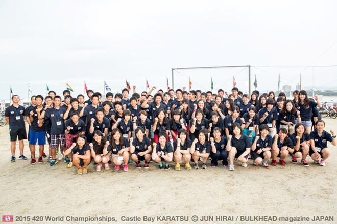 Japan's 420 teams - 2015 420 World Championships © Juw Hirai / BULKHEAD Magazine