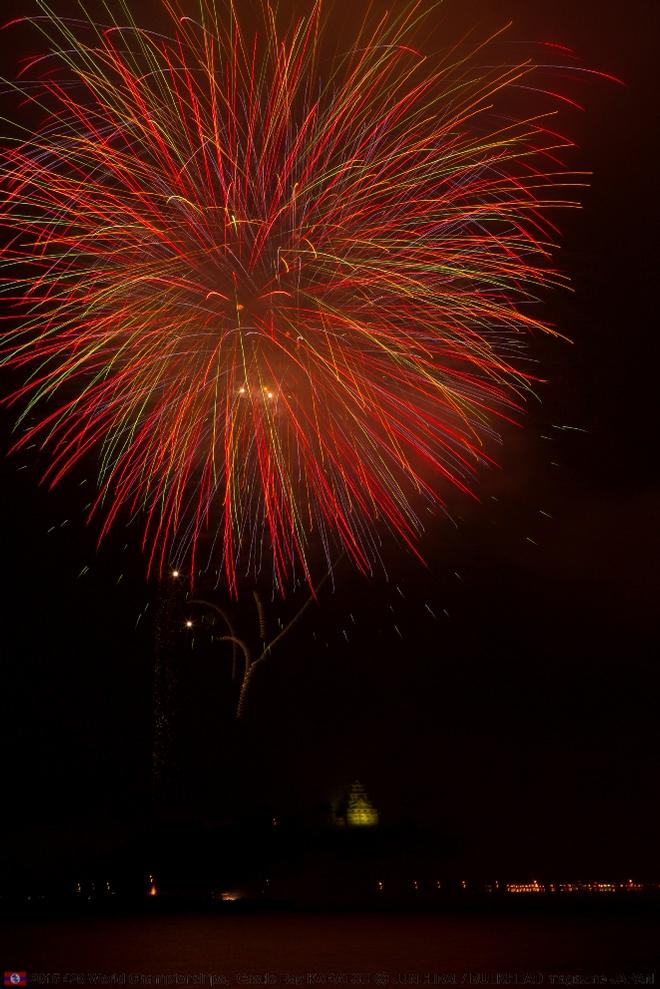 Opening ceremony firework display - 2015 420 World Championships © Juw Hirai / BULKHEAD Magazine