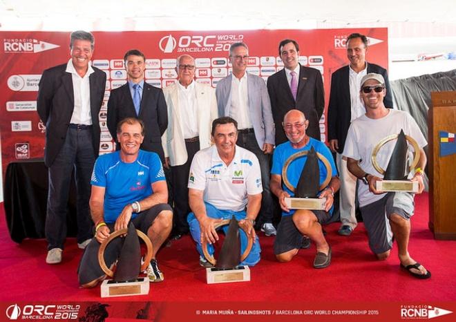 Rossi, Campos and Giuffre, the new 2015 ORC World Champions - 2015 ORC World Championship © Maria Muina / RCNB