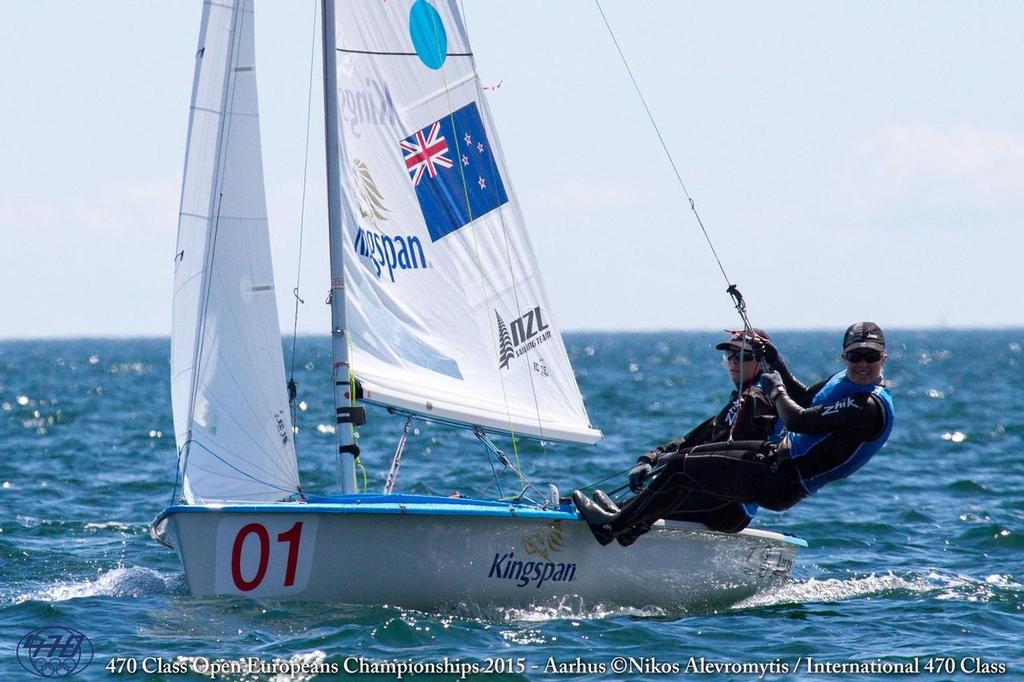  - Team Jolly - Jo Aleh and Polly Powrie - 2015 470 Europeans, Denmark © 470 European Championships