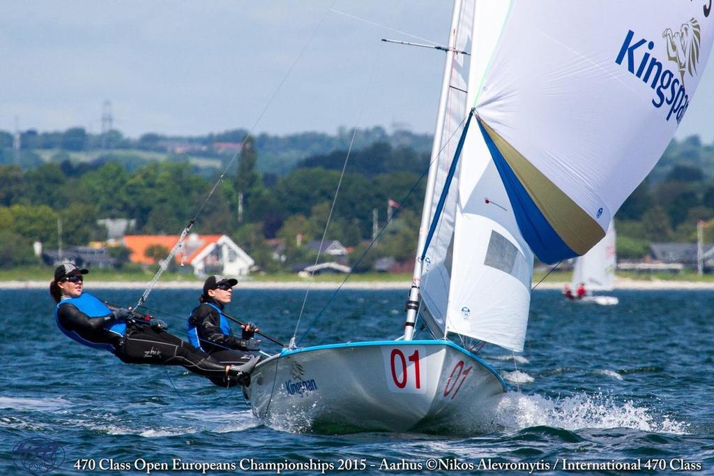  Team Jolly - Jo Aleh and Polly Powrie - 2015 470 Europeans, Denmark © 470 European Championships