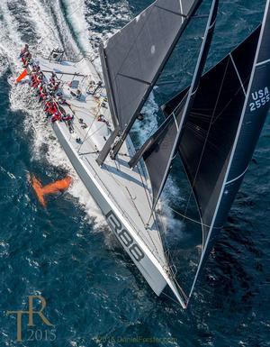 George David's Rambler88 starts the Transatlantic Race 2015 off Newport, R.I. photo copyright Daniel Forster / NYYC taken at  and featuring the  class