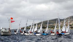 Cadets sailing on Hobart's River Derwent. - 2015 SB20 World Championships photo copyright Royal Yacht Club of Tasmania taken at  and featuring the  class
