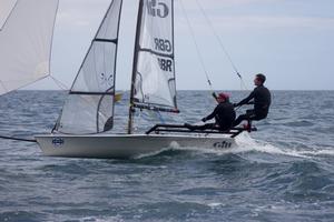 Luke and Emma McEwen - 2015 Volvo Noble Marine RS800 National Championship photo copyright Beer SC taken at  and featuring the  class