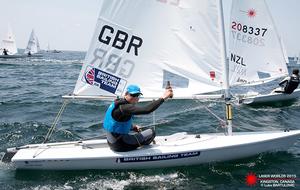 Nick Thompson GBR - 2015 Laser World Championship photo copyright Luka Bartulovic taken at  and featuring the  class