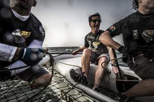 Act2 - Muscat Oman Air - Stevie Morrison - 2015 Extreme Sailing Series photo copyright Mark Lloyd http://www.lloyd-images.com taken at  and featuring the  class