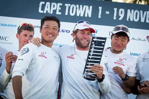 This was the first fully Chinese sponsored boat ever to make the podium - 2015 Volvo Ocean Race photo copyright  Ainhoa Sanchez/Volvo Ocean Race taken at  and featuring the  class