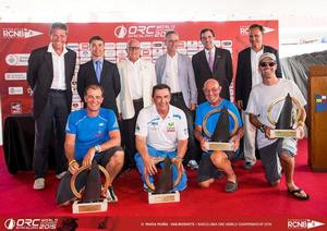 Rossi, Campos and Giuffre, the new 2015 ORC World Champions - 2015 ORC World Championship photo copyright Maria Muina / RCNB taken at  and featuring the  class