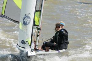 Charlotte and Maddie - 2015 Volvo RS Feva Grand Prix photo copyright Alan Hanna taken at  and featuring the  class