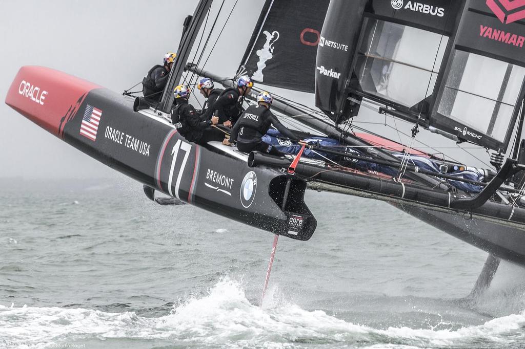 20/07/2015, Portsmouth (GBR), 35th America's Cup, Louis Vuitton America's Cup World Series Portsmouth 2015, Training Day 1, Oracle Team USA photo copyright ACEA /Gilles Martin-Raget taken at  and featuring the  class