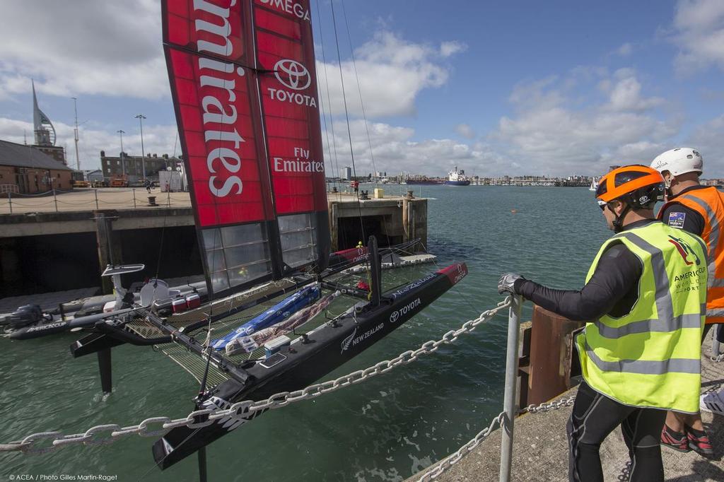  Portsmouth (GBR), 35th America's Cup, Louis Vuitton America's Cup World Series Portsmouth 2015, Training Day 2 © ACEA /Gilles Martin-Raget