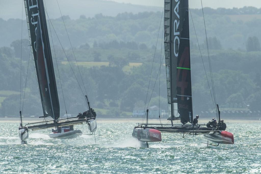 Portsmouth (GBR), 35th America's Cup, Louis Vuitton America's Cup World Series Portsmouth 2015, Training Day 1 © ACEA /Gilles Martin-Raget
