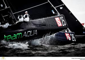 Team Aqua lunges off the line - 2015 RC44 Marstrand Cup photo copyright Pedro Martinez / Martinez Studio taken at  and featuring the  class
