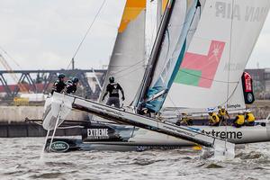 2015 Extreme Sailing Series in Hamburg photo copyright Jesús Renedo Photography taken at  and featuring the  class