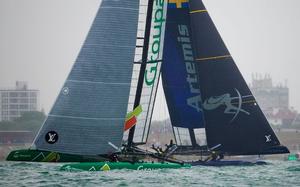Groupama - Americas Cup World Series Portsmouth 2015 photo copyright Yvan Zedda / Groupama Team France taken at  and featuring the  class