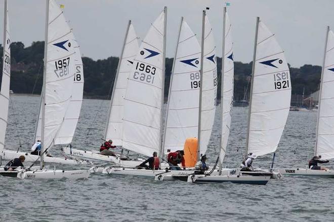 Fleet in action - 2015 Sprint 15 National Championships © Alan Howie Wood