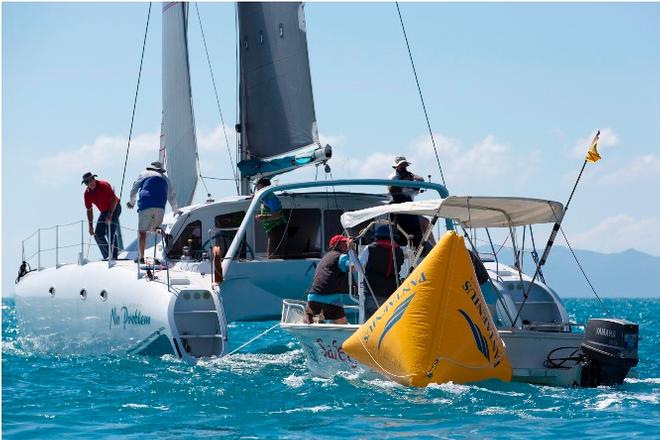 No problem had a problem when she hooked the pin end mark - Airlie Beach Race Week © Andrea Francolini