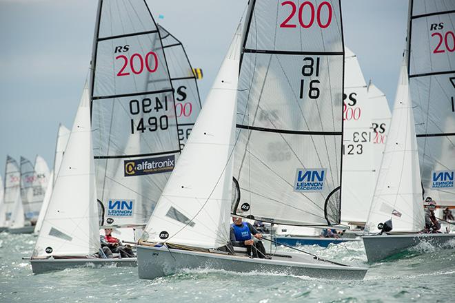 2015 Volvo Noble Marine RS200 National Championships - Day 1 © ProAction FlyThrough Media