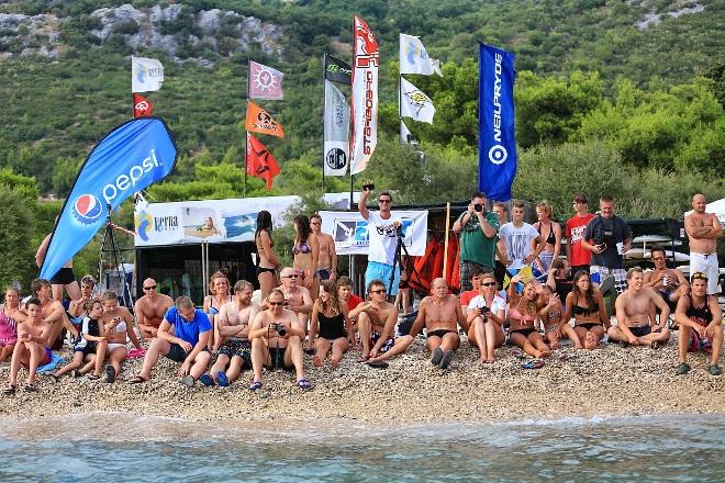 Tow-in spectators at the event-site - 2015 Martini EFPT Croatia © EFPT