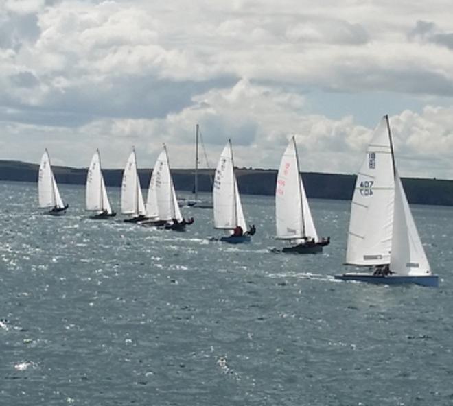 Fleet in action - 2015 National 18 Championships © Robert Bateman
