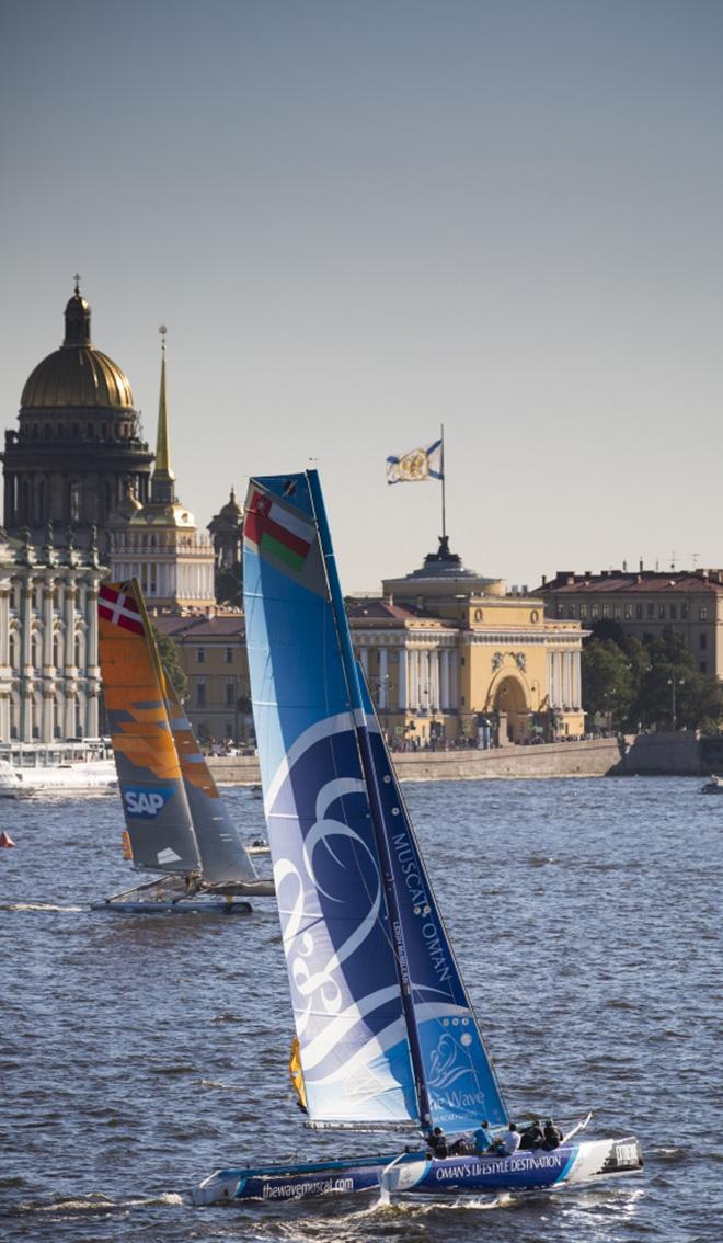 The Extreme Sailing Series 2015 Act 6. St Petersburg. Russia presented by SAP © Lloyd Images