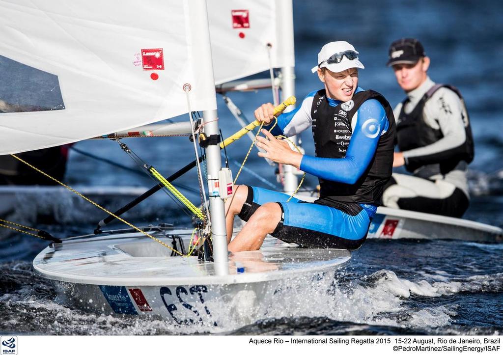 Mens Singlehander Laser - Day 1 2015 Pre-Olympics - Rio de Janeiro photo copyright ISAF  taken at  and featuring the  class