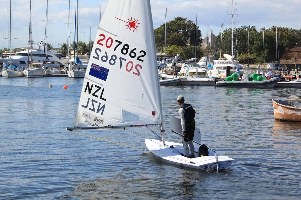 - NZL Sailing Team prepare for the 2015 Olympic Test Regatta photo copyright NZL Sailing Team taken at  and featuring the  class