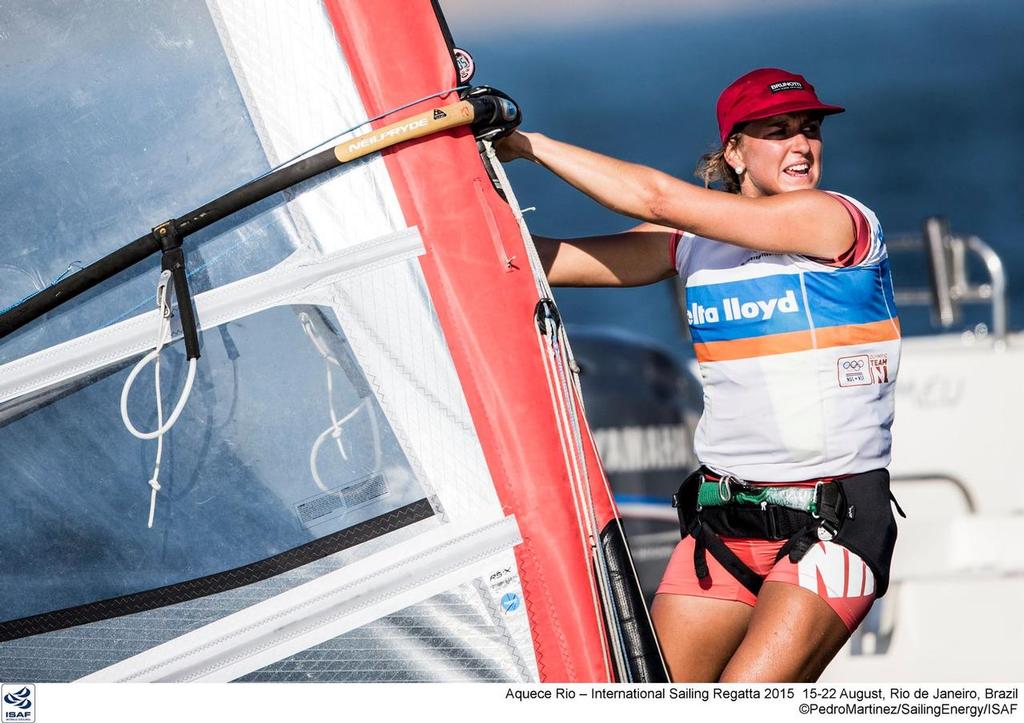 Womens RS:X Windsurfer - Day 1 2015 Pre-Olympics - Rio de Janeiro photo copyright ISAF  taken at  and featuring the  class