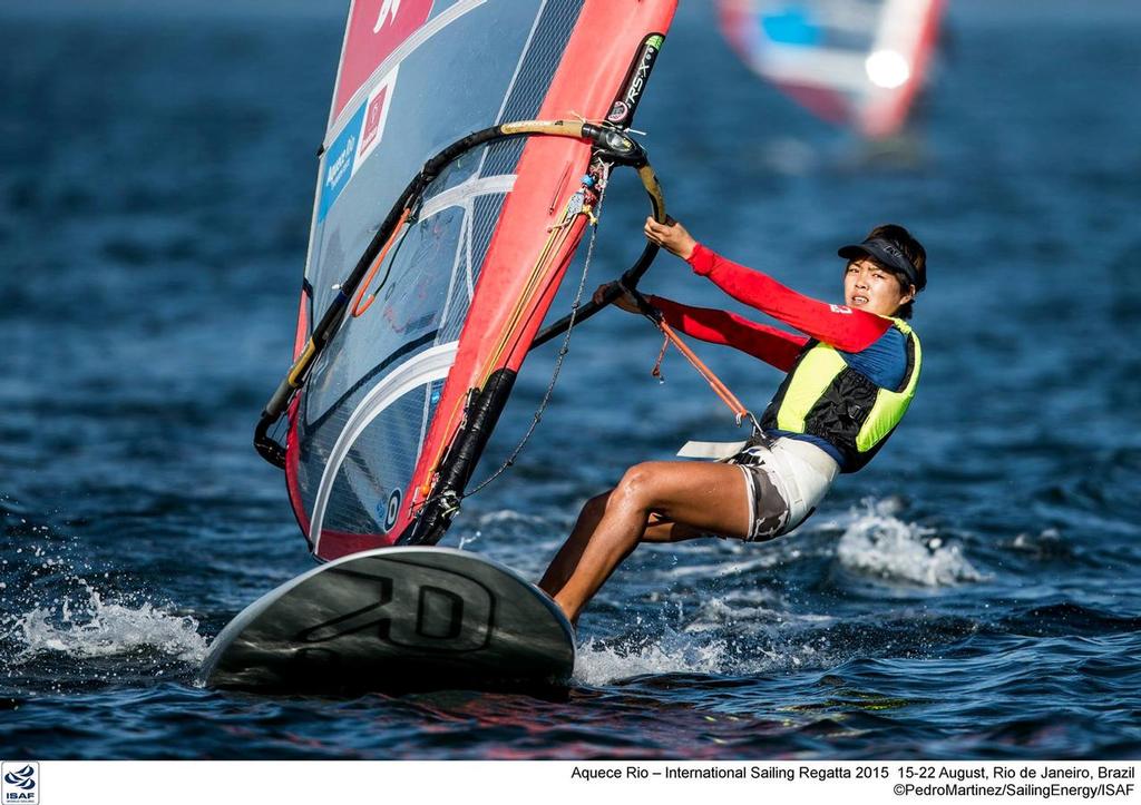 Womens RS:X Windsurfer  - Day 1 2015 Pre-Olympics - Rio de Janeiro photo copyright ISAF  taken at  and featuring the  class