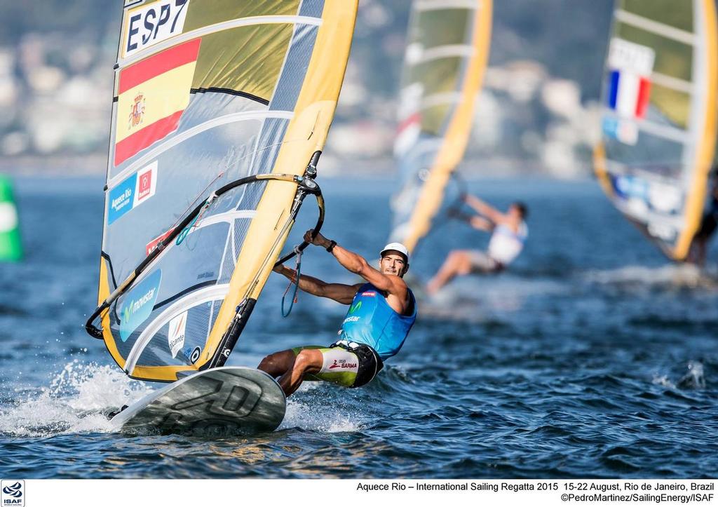Mens RS:X Windsurfer - Day 1 2015 Pre-Olympics - Rio de Janeiro photo copyright ISAF  taken at  and featuring the  class