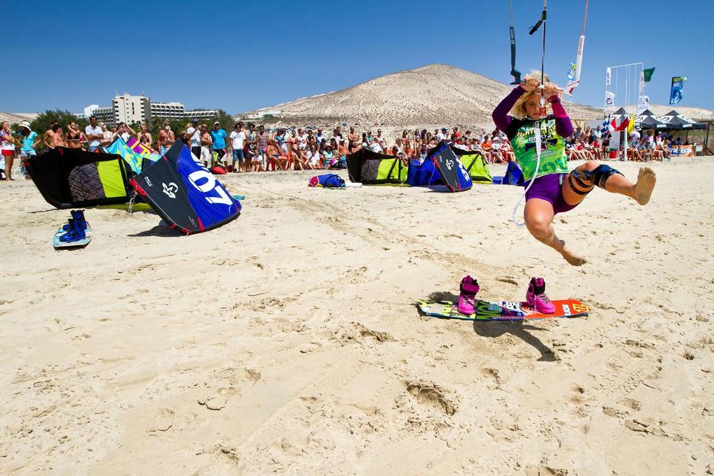 Paula Novotna - 2015 Fuerteventura Kitesurf World Championship © SW