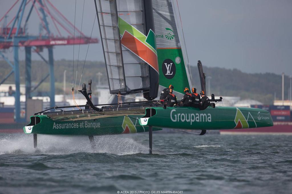 35th America’s Cup, Louis Vuitton America’s Cup World Series Gothenburg 2015, Tech Day,   © ACEA /Gilles Martin-Raget