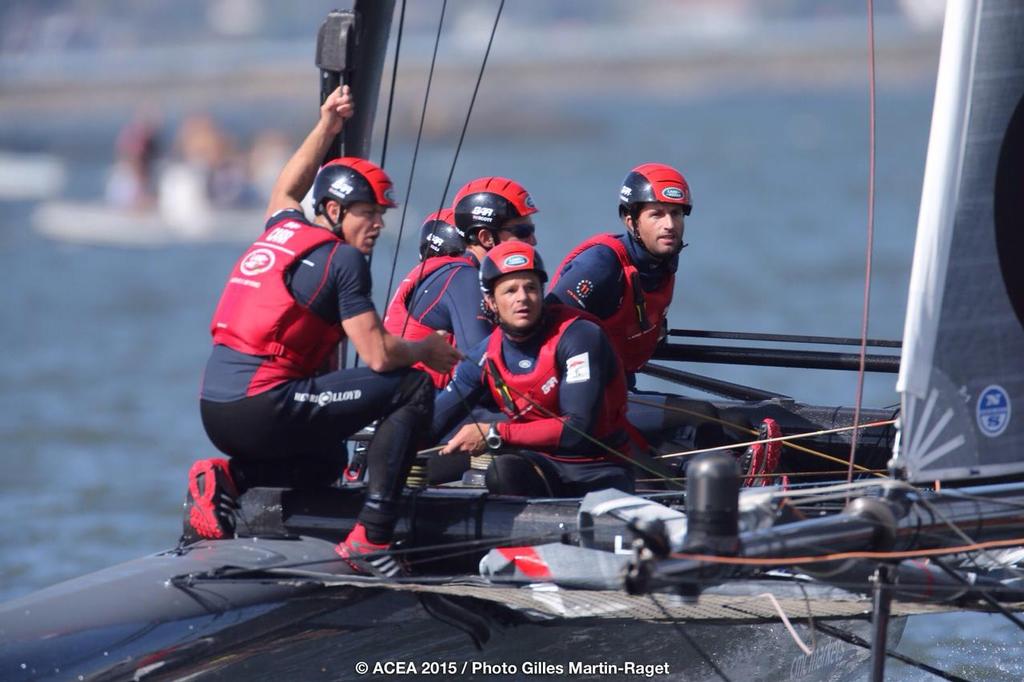 29 August 2015, Gothenburg (SWE), 35th America's Cup, Louis Vuitton America's Cup World Series Gothenburg 2015, Race Day 1 photo copyright ACEA /Gilles Martin-Raget taken at  and featuring the  class