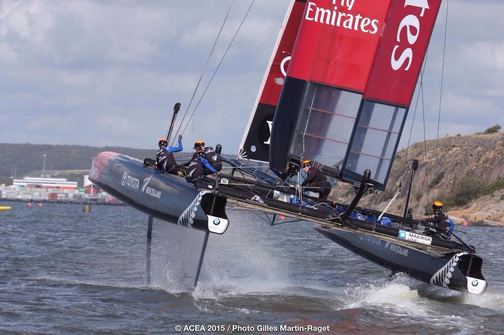 29 August 2015, Gothenburg (SWE), 35th America's Cup, Louis Vuitton America's Cup World Series Gothenburg 2015, Race Day 1 © ACEA /Gilles Martin-Raget