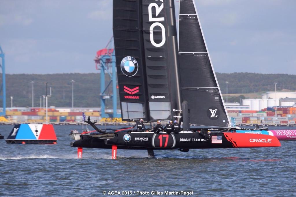 29 August 2015, Gothenburg (SWE), 35th America's Cup, Louis Vuitton America's Cup World Series Gothenburg 2015, Race Day 1 photo copyright ACEA /Gilles Martin-Raget taken at  and featuring the  class