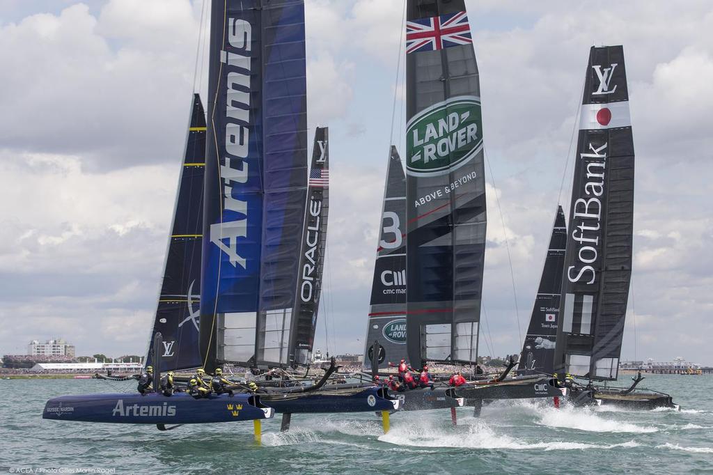  Portsmouth (GBR), 35th America’s Cup, Louis Vuitton America’s Cup World Series Portsmouth 2015, Race Day 1 © ACEA /Gilles Martin-Raget