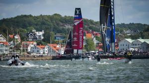 - Emirates Team NZ - Day 1 America's Cup World Series, Gothenburg photo copyright Hamish Hooper/Emirates Team NZ http://www.etnzblog.com taken at  and featuring the  class