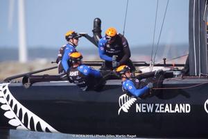 Race day one - 2015 America's Cup World Series photo copyright ACEA /Gilles Martin-Raget taken at  and featuring the  class