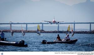 Sailors were tested by a northern Rio breeze for the first time - 2015 Aquece Rio photo copyright  Jesus Renedo / Sailing Energy http://www.sailingenergy.com/ taken at  and featuring the  class