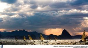 Sailors were tested by a northern Rio breeze for the first time - 2015 Aquece Rio photo copyright  Jesus Renedo / Sailing Energy http://www.sailingenergy.com/ taken at  and featuring the  class
