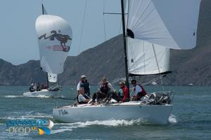 Fleet in action - 2015 YRA Second Half Opener photo copyright www.pressure-drop.us taken at  and featuring the  class