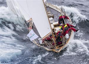 S&S 53 Stormy Weather on the leg back to Plymouth - 2015 Rolex Fastnet Race photo copyright  Rolex/ Kurt Arrigo http://www.regattanews.com taken at  and featuring the  class