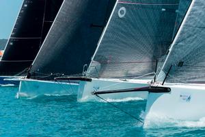 Bow to bow at start - 2015 Airlie Beach Race Week photo copyright Andrea Francolini / ABRW taken at  and featuring the  class