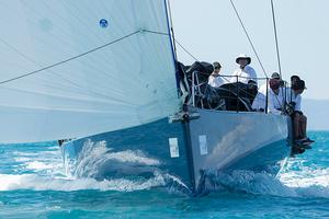 Matt Allen at the helm of Ichi Ban today photo copyright Andrea Francolini taken at  and featuring the  class